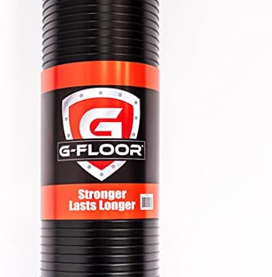G-Floor Ribbed 5'x10' Garage Floor Mat in Midnight Black