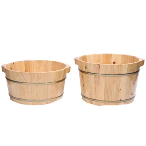 Baño de pies madera Barril para SPA de pies 21 cm miniatura 4