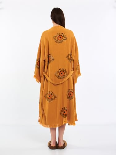 Image of Evil Eye Kimono Robe - Beach Kimono Coverups for Woman
