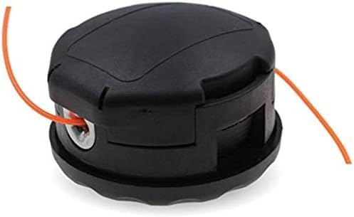 dcvbny Trimmer Head for Echo Speed Feed 400 SRM-225 SRM-210 SRM-230 Weed Eater Pas210 Pas211 Pas225 for Straight Shaft Model String Trimmers, Not Fit for Curved Shaft Trimmer (1 Pack Black)