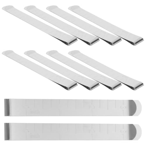 ABOOFAN 20pcs Clips en Acier Inoxydable pour Machine à Sucre, Accessoires Guimauve Robustes, Résistants la Rouille et Déformation, Kit Stabilisateur Argenté