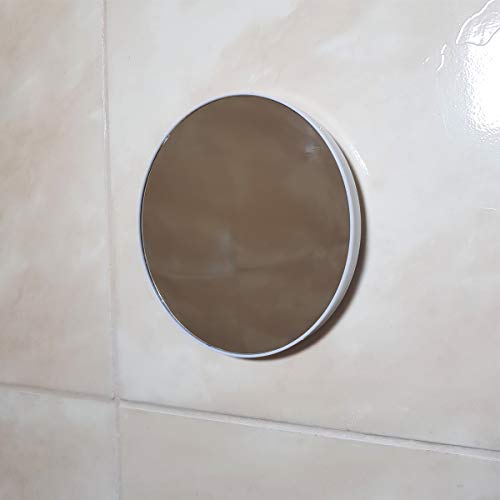 Espelho Banheiro Com Ventosa Barba Aumenta 5x