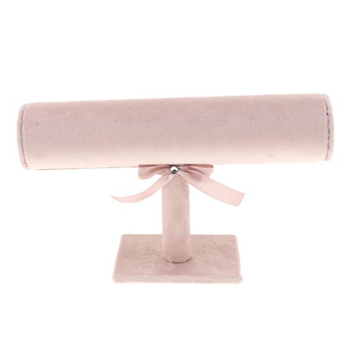 Preisvergleich Produktbild B Blesiya Schmuckständer aus Samt Stirnbänder Haarreif Haarbänder Aufbewahrung Gestell Ständer, Farbe zur Auswahl - Rosa