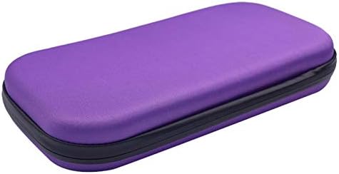EVA Hard Stethoscope Case, Stethoscope Storage Box, Multi-Function EVA Carry Storage Organizer Box Bag with Extra Mesh Pockets for Small Accessories,Device NOT Included(Purple)