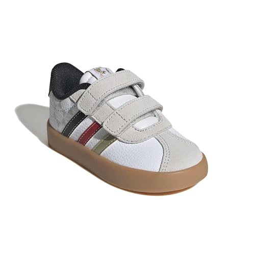 Image of adidas Kids Girls Vl Court 3.0 Slip On Sneakers Shoes Casual - Pink, White