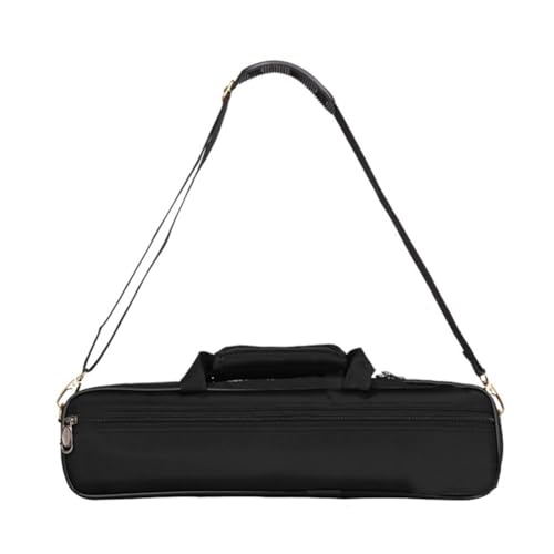 BildeeMait Bolsa acolchada suave para flautas de 16 a 17 agujeros, tela Oxford con forro de terciopelo, resistente a la lluvia, a prueba de golpes, correa de hombro ajustable con gancho de metal