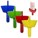 4 Stück Eis Tropfschutz Tropffrei Eis Am Stiel-Halter für Kinder Wiederverwendbarer Eis Halter Tropffreier Eis Am Stiel-Halter für Kinder Kinder Eisstielhalter BPA-frei (Vier Farben)