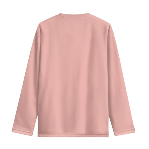 Image of Girls Basic Tee Shirts Outdoor Long Sleeve Shirt Winter Clothes Size 3-16 Top Fall Clothes Gift for Holiday