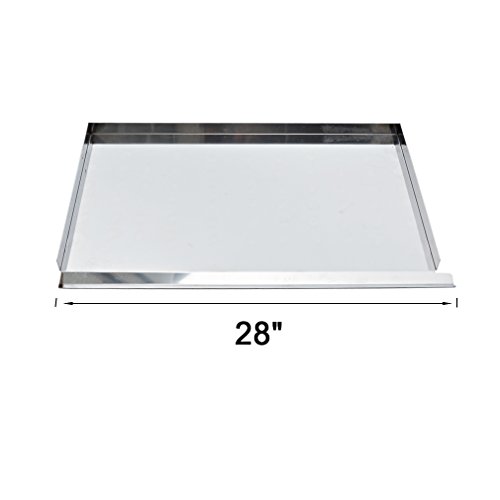Stanbroil 28 Inches Stainless Steel Flat Top Gas Grill Griddle for Blackstone 2 Burner Propane Fueled Grill - Thumbnail 2