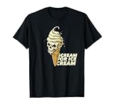 I Scream for Ice Cream Skull Soft Serve Cone Summer T-Shirt