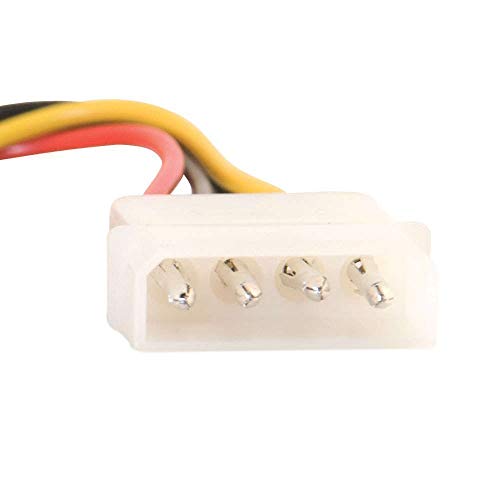 Image of 4-Pin Molex to SATA Power Cable Adapter (3-Pack), IDE to SATA Power Converter for HDD, SSD, Optical Drives, Hard Disk, Desktop PC, PSU - Easy Installation