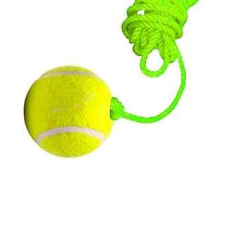 Vashu Sports Training Ball Hanging Cricket Tennis Ball_3.5 Meters (Pack of 1) (Green)