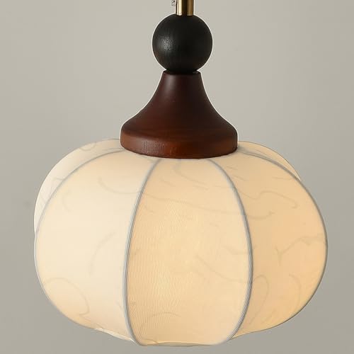 Lámpara de araña vintage de madera para iluminar tu dormitorio de forma cálida 6