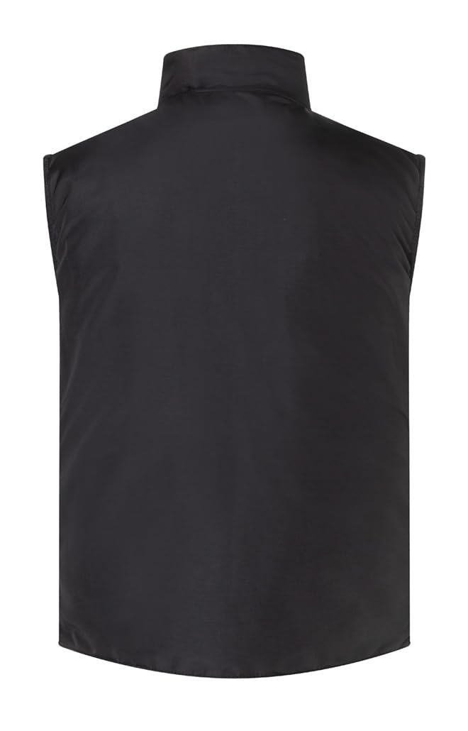 Herren Westen HUGO mit 100% echtem Lammfell teilgefüttert, Wind- & Wasserabweisende Winterweste - warm, praktisch und hochwertig