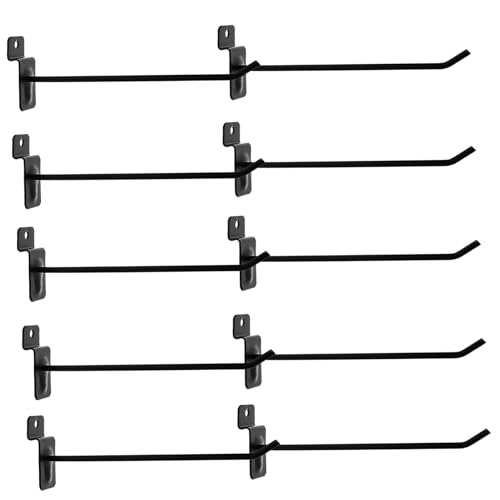 CIYODO Commodity Display Hooks 10pcs 15cm Long Pegboard Hooks for Accessories Tool Storage