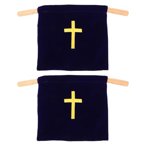 Pochette religieuse en velours pour les dons de communion, baptêmes et fêtes de paroisse