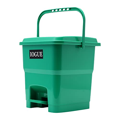 Image of Plastic Bio Medical Pedal Garbage Waste Dustbin 16 LTR (GREEN)