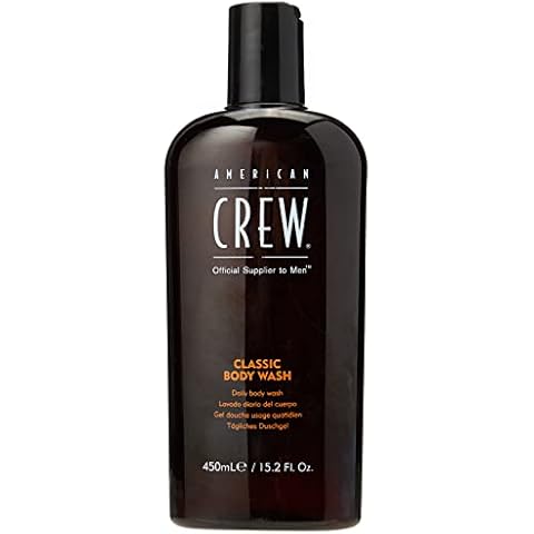 AMERICAN CREW - Classic Body Wash, 450 ml, Duschgel für Männer, Pflegeprodukt für die tägliche Reinigung, Vitamin A und E spenden Feuchtigkeit & pflegen die Haut Cover