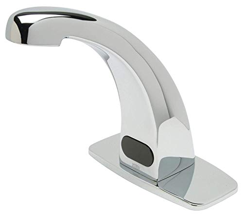 Zurn Z6913-XL-ADM-1 AquaSense Single Hole Sensor Faucet with 0.5 gpm Aerator, Above Deck Mixer, and 4" Cover Plate in Chrome image 2