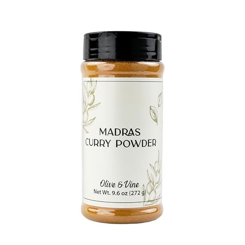 Olive & Vine Madras Curry Powder, Spicy Flavor, For Curries
