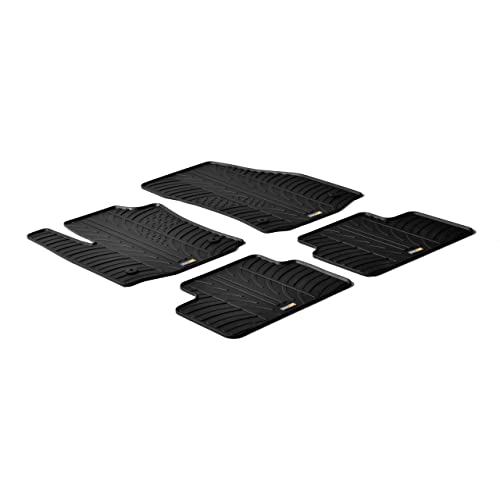 Travall Mats Tapis de Voiture Compatible avec Opel Meriva (2010 et ultérieur) TRM1035 - Tapis de Sol en Caoutchouc sur Measure