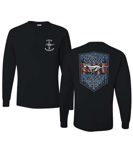 Ford Mustang Boss 302 Classic USA Retro Logo, Bronco Mustang