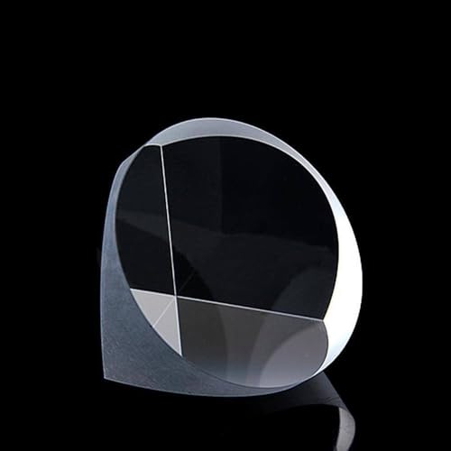 Optical Glass Pyramid Prism K9 38.1mmx28.5mm Physics Refractor Light Spectrum Optics