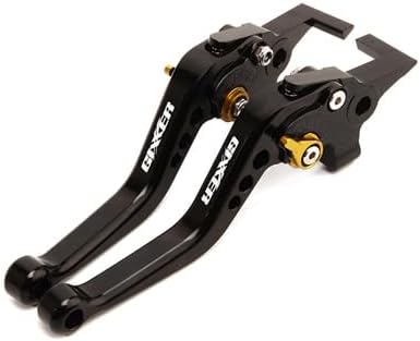 Miniatura 7 de TEMKIN W para Suzuki GIXXER 250 SF GIXXER 150 125 SF250 2020-2022 Motocicleta CNC Palancas de embrague de freno cortas ajustables Y (Color  Negro