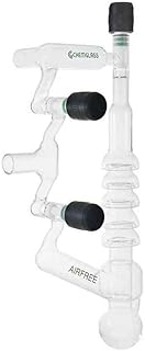 Chemglass AF-0460-01 Series AF-0460 Oil Diffusion Pump with Bypass, Left Handed, Airfree, Schlenk