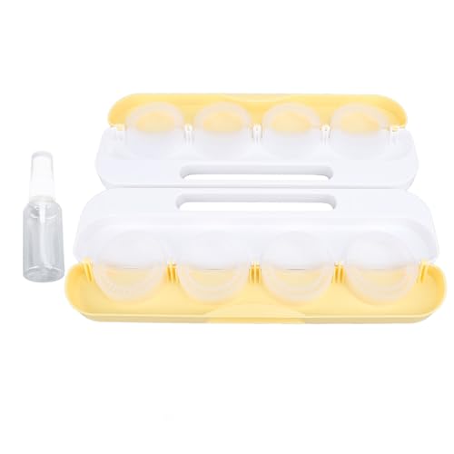 Dumpling Press 8 in 1 Dumpling Maker, Time Saving, User Friendly, Consistent Results, PP Material for Home, with Spray Bottle (Gold)