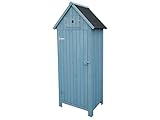Armario para Jardin Cabanon - 77 x 54.5 x 179 cm - Azul Cielo