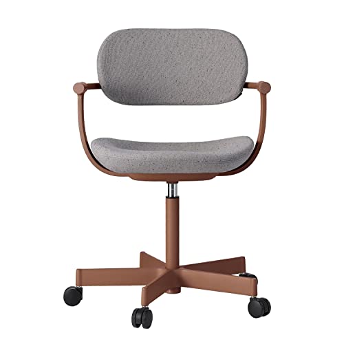 イトーキ オフィスチエア デスクチェア バーテブラ03 5本脚タイプ グレーC 【ベースカラー:チェスナットブラウン (F2)】 KG-825CD-F2C5