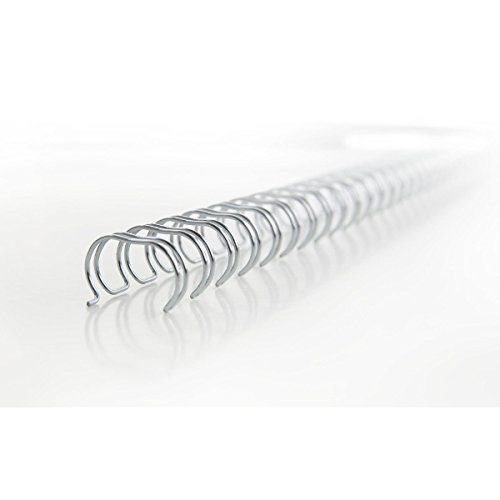 Spirali Metalliche GBC 34 Anelli 6mm - Bianco, Per Rilegatrici WireBind, Confezione Da 100 Pezzi - Foto 8