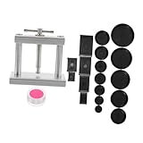 minkissy Uhrenwerkzeugset Für Reparaturen Mit Presse Zum Öffnen Der Gehäuserückseite Geeignet Für Batteriewechsel Und Uhreninstandsetzung Inklusive Klemme Und Verstellbarem Halter