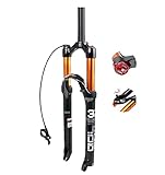 Stoßdämpfer Vordergabel Aluminiumlegierung + Magnesiumlegierung, robust und langlebig, 26/27,5/29 Zoll, Schultersteuerung HL, Drahtsteuerung RL, gerades Rohr, konisches Rohr, Sie können frei wählen