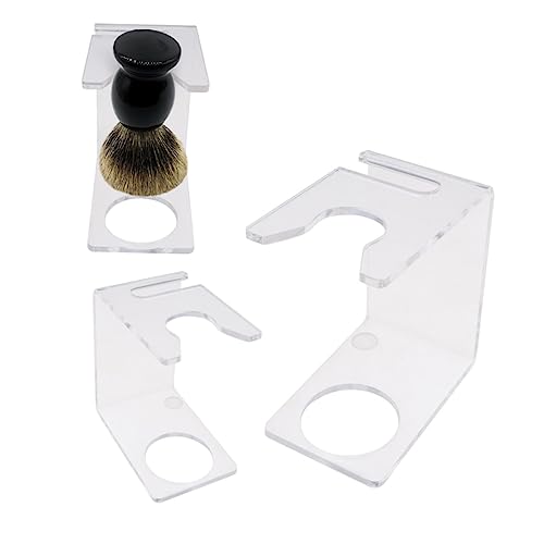 Didiseaon 2pcs Brush Base Holder Stand Styling Comb for Men Minimalist Mane Brush Rack for Travel