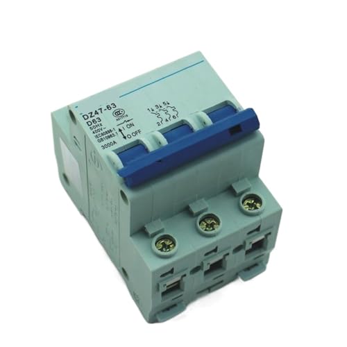 Disjoncteur 3P 63A courbe D triphasé pour tableau électrique de forte puissance