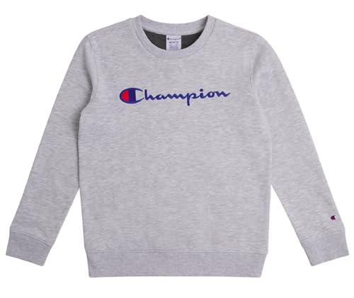 Image of Champion Boys Sweatshirt for Kids Pullover Fleece Crewneck Sweater