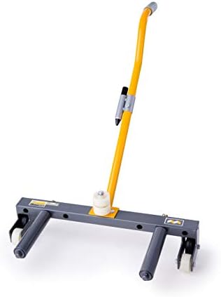 WINNTEC Rolling Wheel Dolly for Changing Car, Truck, Skid Steer, ATV, and Trailer Tires, Tire Lift for Large and Small Vehicles, 3 Roller Positions, 551 Pound Capacity