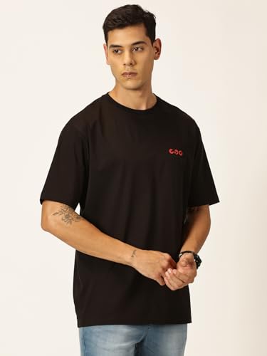 Image of Thomas Scott Men Oversized Fit Graphic Printed Tshirt