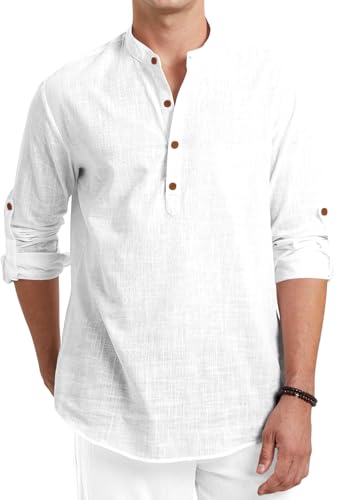 Image of ROYALSCOUT Men's Cotton Blend Full Sleeve Short Kurta Perfect for Traditional Gatherings, Casual Outings, or Everyday Ethnic Wear