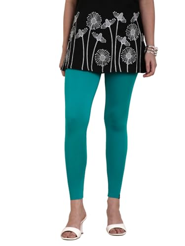 Image of TWIN BIRDS Women Viscose Ankle Leggings | Stretchable Kurti Wear Bottom