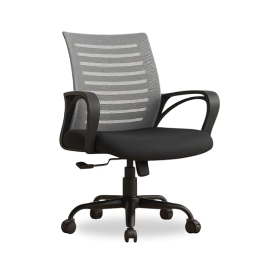 INNOWIN Mini Jazz Mesh Mid-Back Ergonomic Home Office Chair | 3-Y...