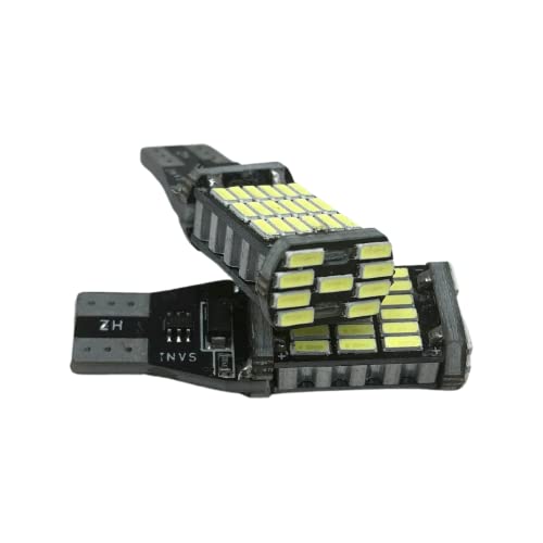 Kit LED T15 / 45 LEDs SMD 4014 / Canbus No Error / Luz Branca / 12V