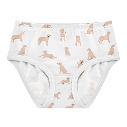 Girls' Underwear Cute Labrador Dog Cotton Stretch Comfort Toddler Panties