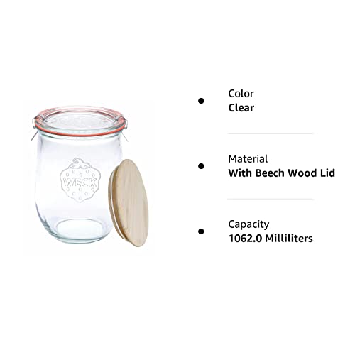 Weck 745 Tulip Jars (Weck 745 // Wooden Lid)