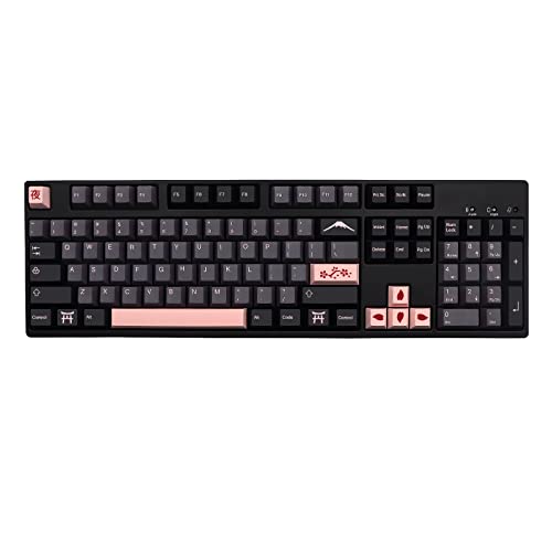 JSJT �J�X�^���L�[�L���b�v �i�C�g�T�N���L�[�L���b�v 136�L�[ PBT ���،^�L�[�L���b�v�Z�b�g �`�F���[�v���t�@�C���L�[�L���b�v ISO/ANSI���C�A�E�g�p GK61/64/84/87/96/98/104/108 Cherry MX Switch