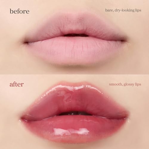 Image of NOONI Korean Lip Oil - Applemulberry | Long-Lasting, Moisturizing, Plumping, Revitalizing for Dry Lips, Waterproof, No Peel Off, Korean Tint, Hydrating Lip Stain, Nourishing Crystal Clear, 0.12 FL Oz