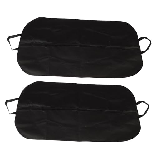 2pcs Suit Cover Garment Bags Travel Business Folding Hanging Bag Easy-clean Clothes Protector for Home Bedroom Medium