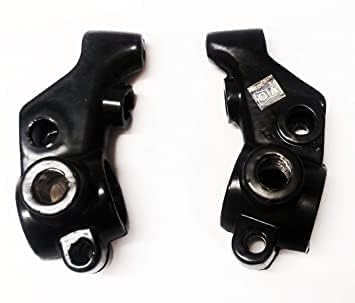 Yoke Lever Clutch and Brake Set Pack of 2 Pieces Compatible with Rx100 Rx135 Heavy Duty Construction Durable Metal Control Levers Smooth Operation Replacement Motorcycle Spare Parts-image-7